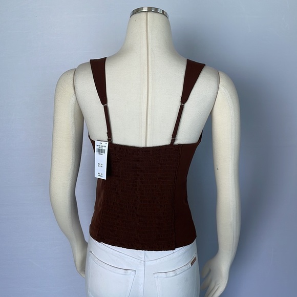 NWT Abercrombie Brown Top Medium - Picture 10 of 11